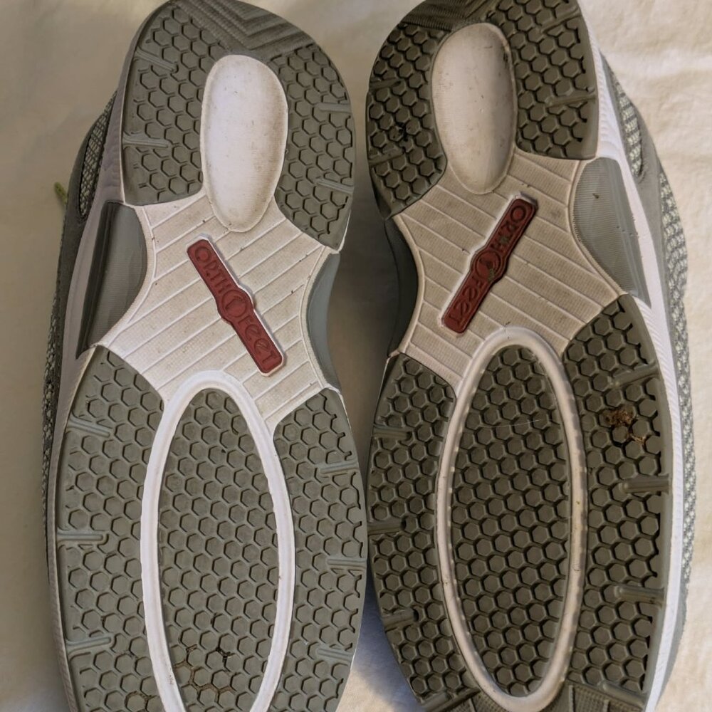 Orthofeet Athletic Sneakers  -- Womens 8 Medium Stretch Knit 987 Gray EUC - Picture 12 of 12